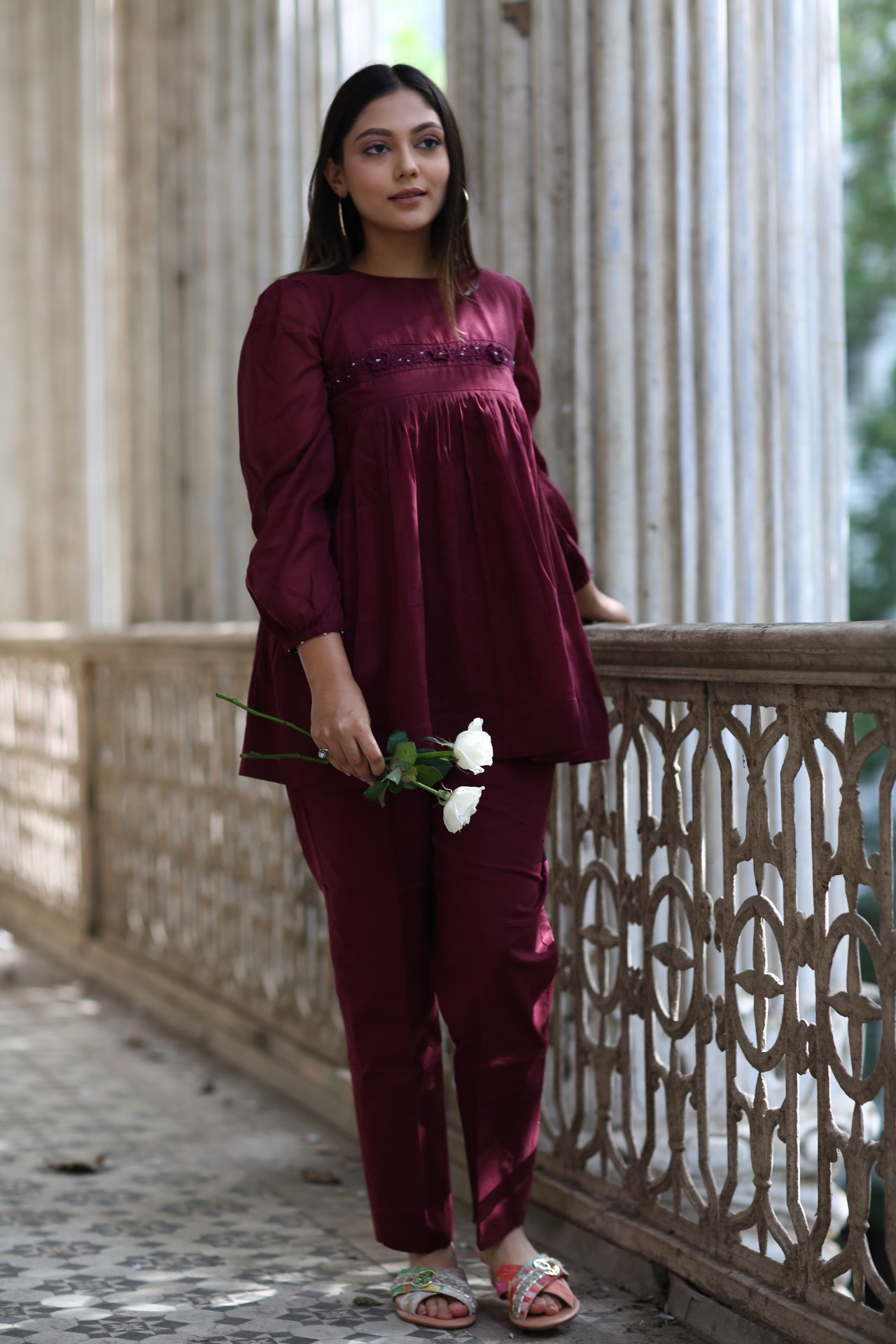 Hanna Burgundy Coord