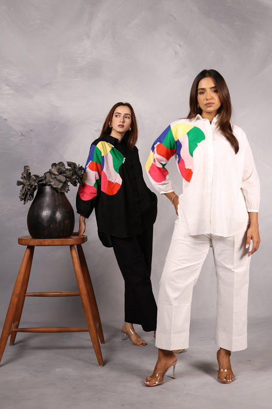 Finch Co-ord Set (White)